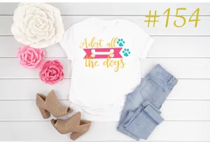 #154 Adopt All Dogs Sublimation T-Shirts