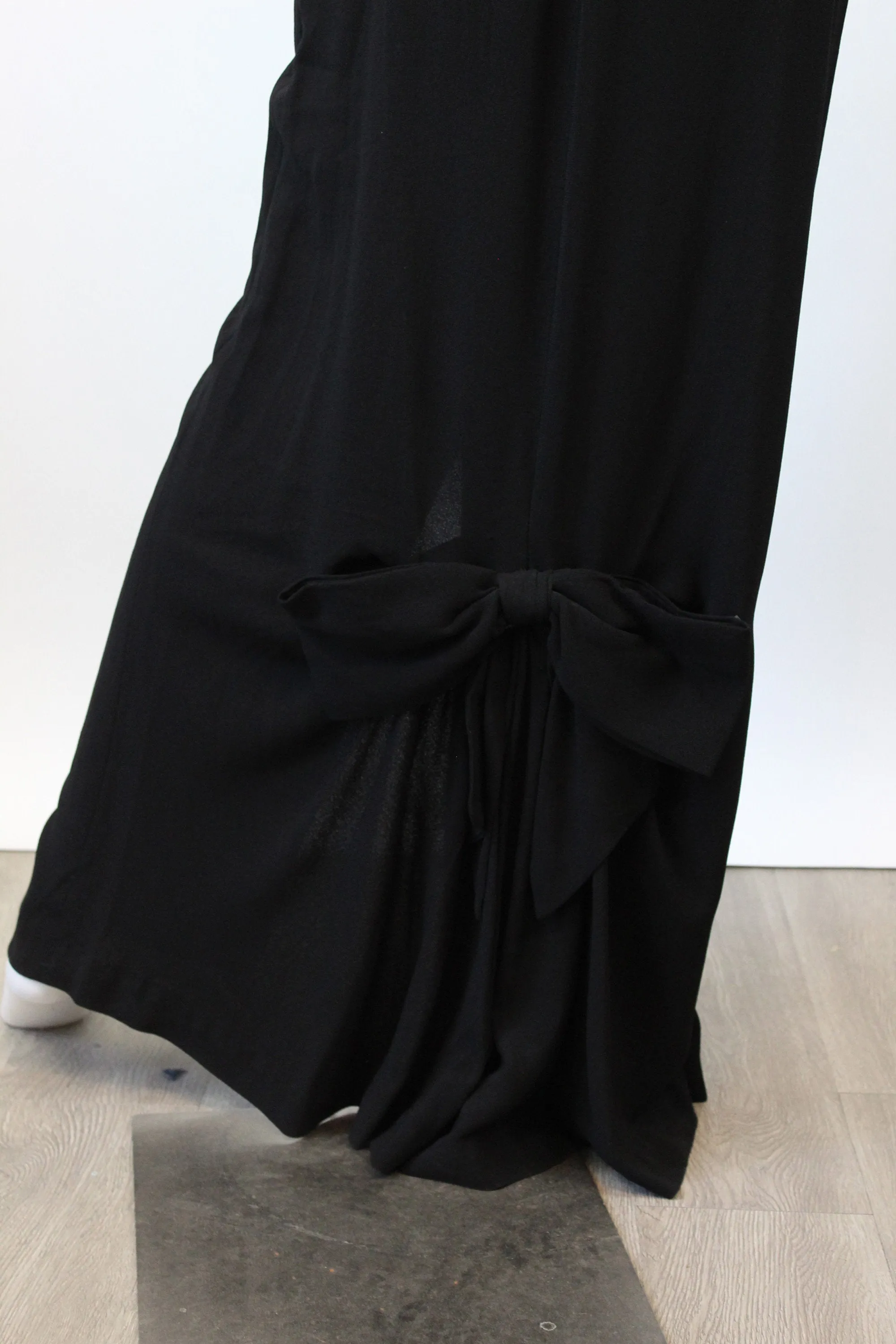 1940s MESH OPEN back gown dress xs small | new fall