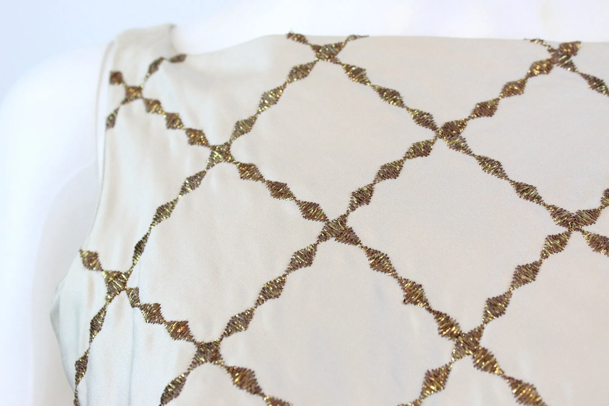 1950s CANDI JONES polished cotton GOLD dress xxs | new fall