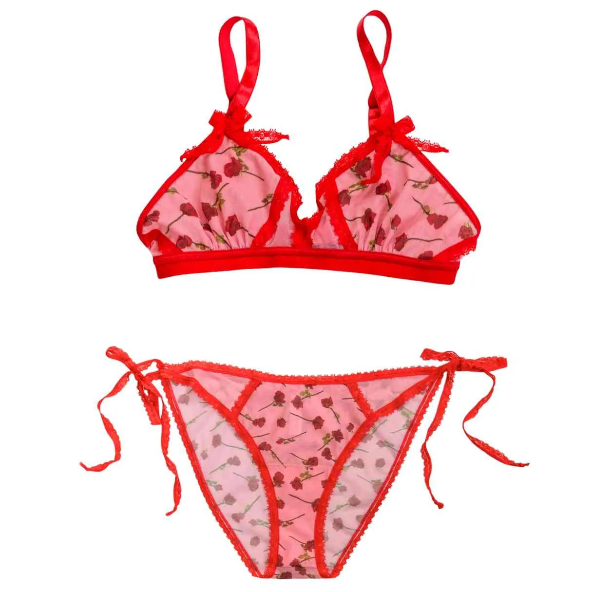 A Dozen Roses Bra   Undies Set
