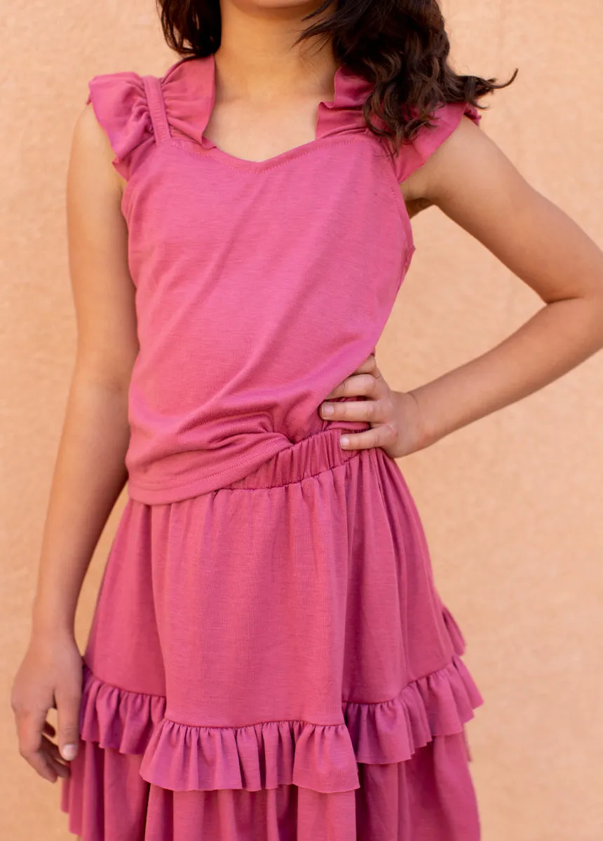 Abilenne Set in Dusky Rose
