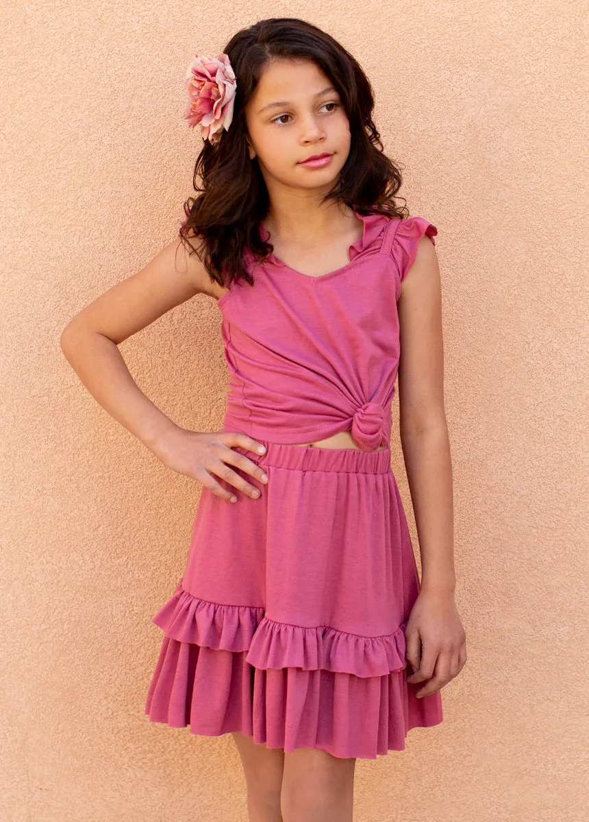 Abilenne Set in Dusky Rose
