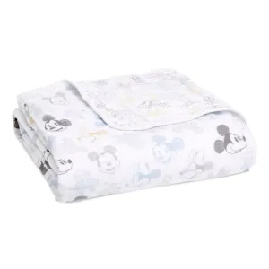 ADEN   ANAIS Cotton Muslin Dream Blanket - Mickey Mouse   Minnie Mouse
