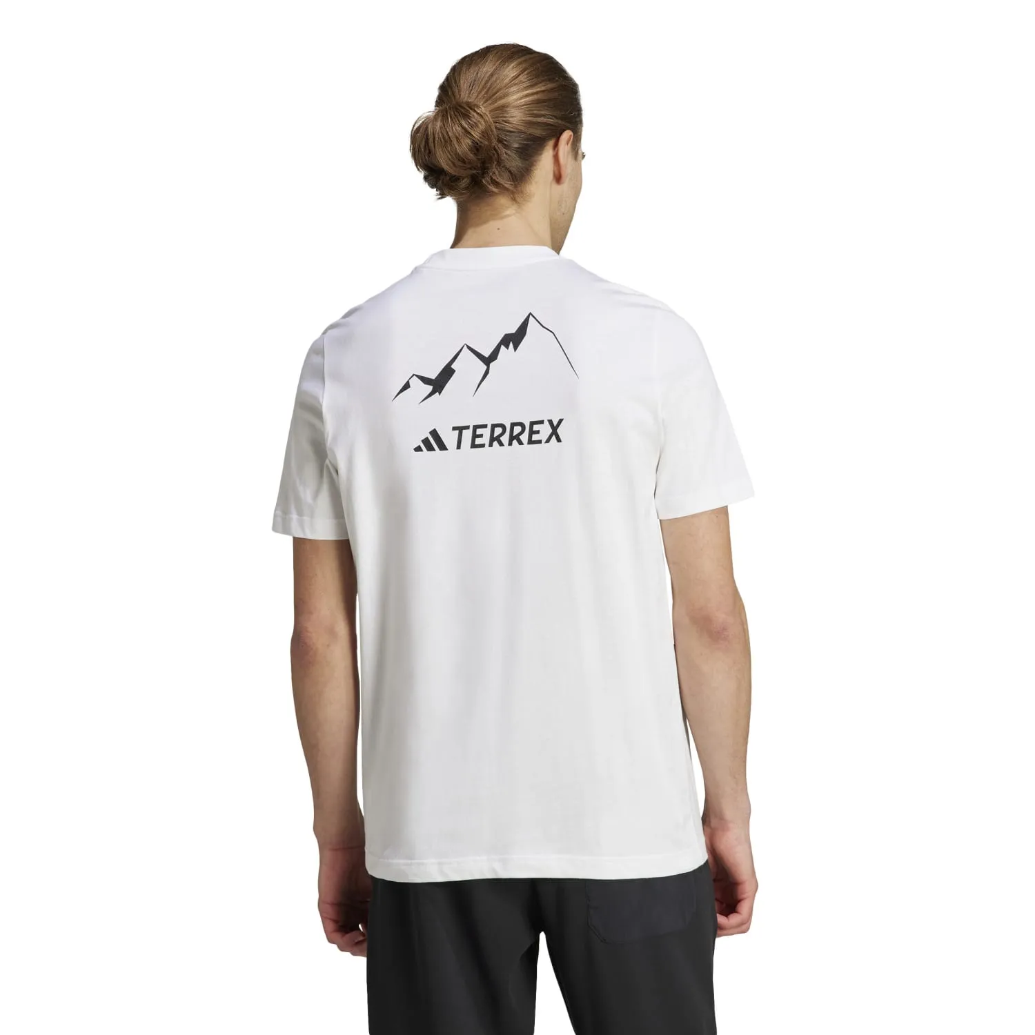 Adidas Outdoor Men Terrex Graphic MTN 2.0 Tee White IL2648
