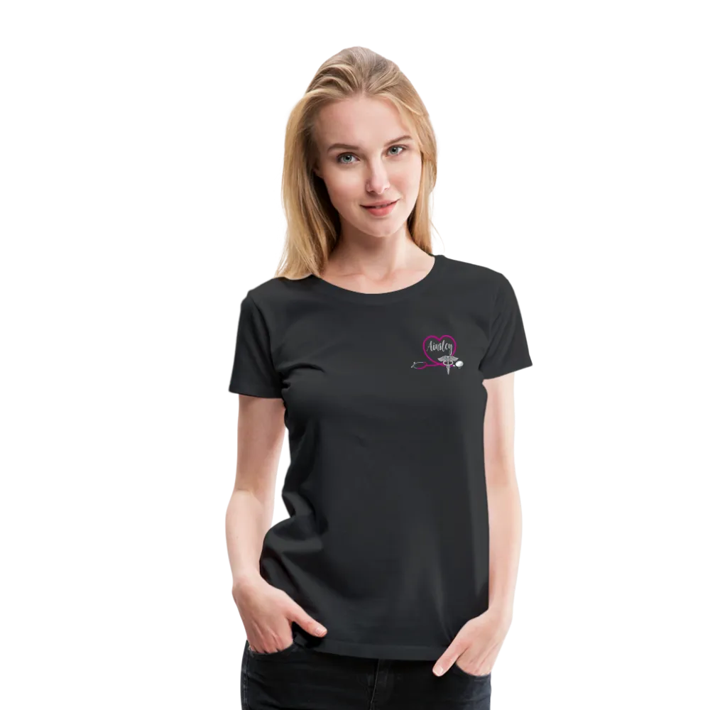 Ainsley Emergency Nurse Flag Women's Premium T-Shirt