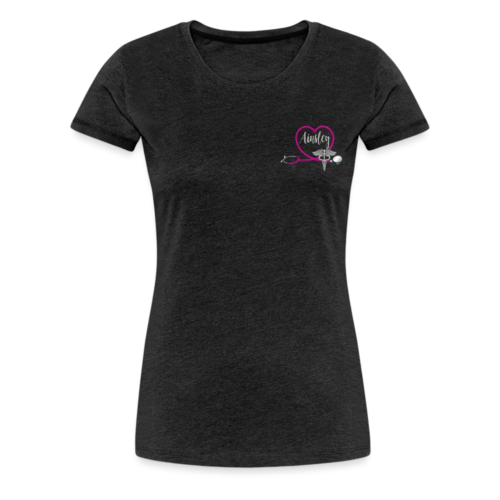 Ainsley Emergency Nurse Flag Women's Premium T-Shirt