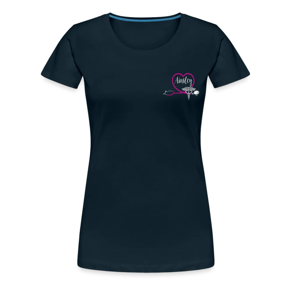 Ainsley Emergency Nurse Flag Women's Premium T-Shirt