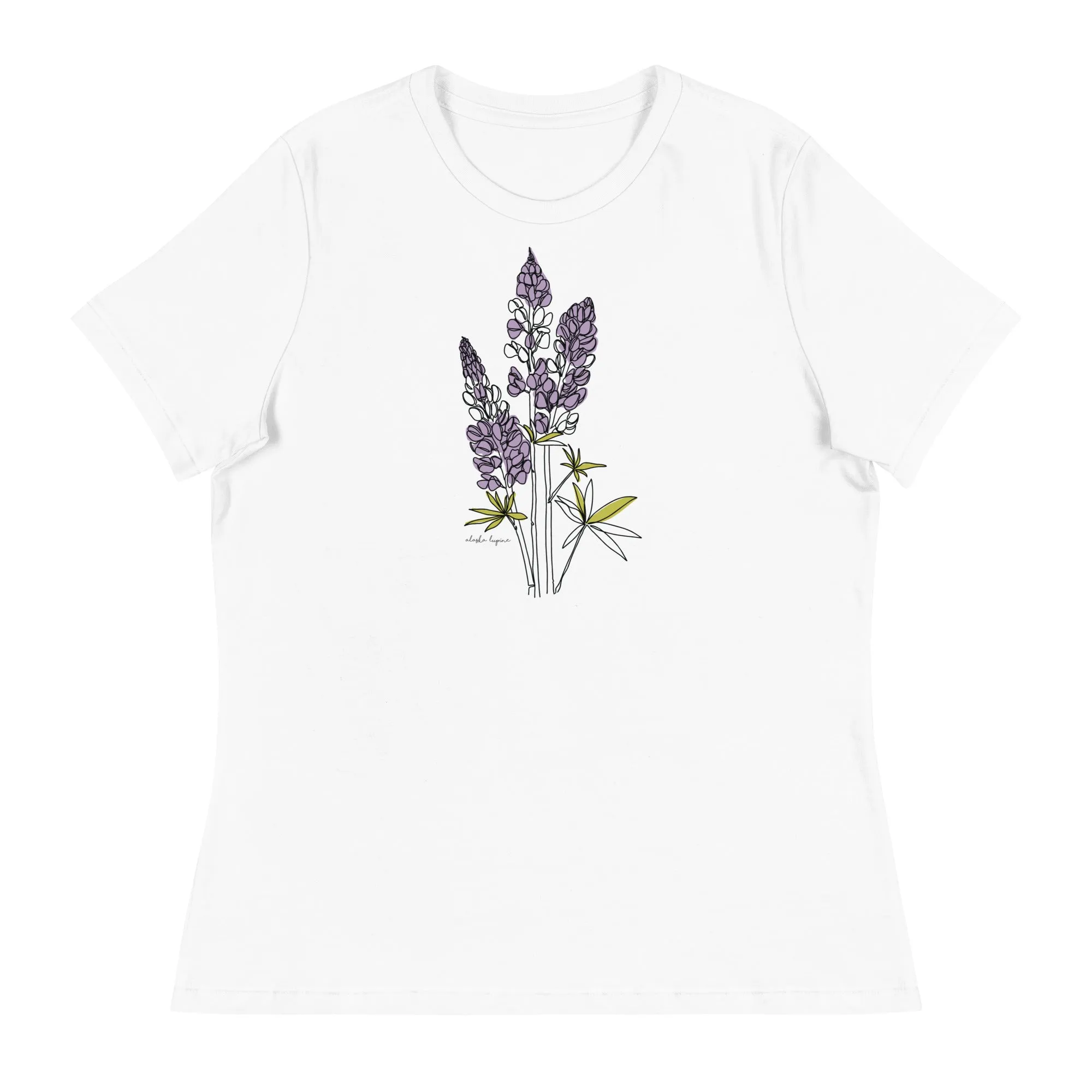 Alaska Wildflowers - Lupine T-Shirt