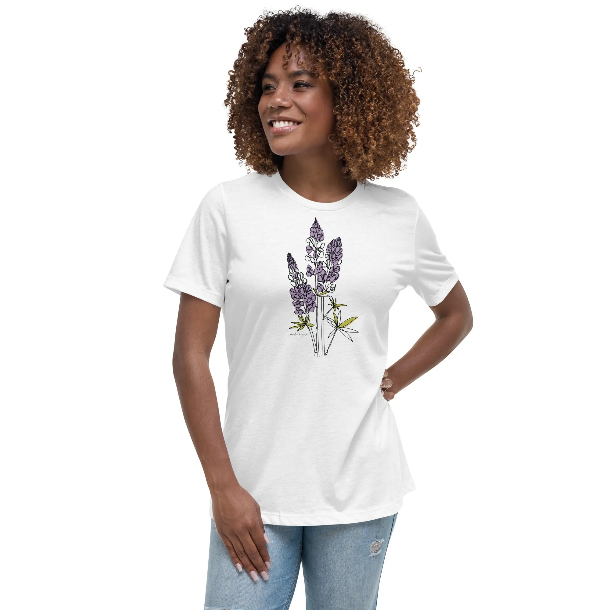 Alaska Wildflowers - Lupine T-Shirt