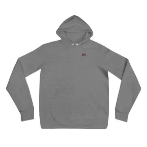 And Still Champion crest logo in black lettering women's pull-over hoodie