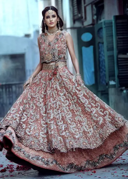 Asian Wedding Lehnga Choli for Bride #C2033