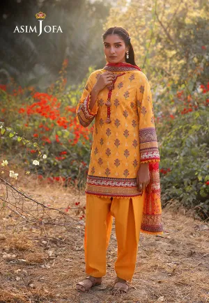 Asim Jofa Printed Lawn '25 | AJUUB-06