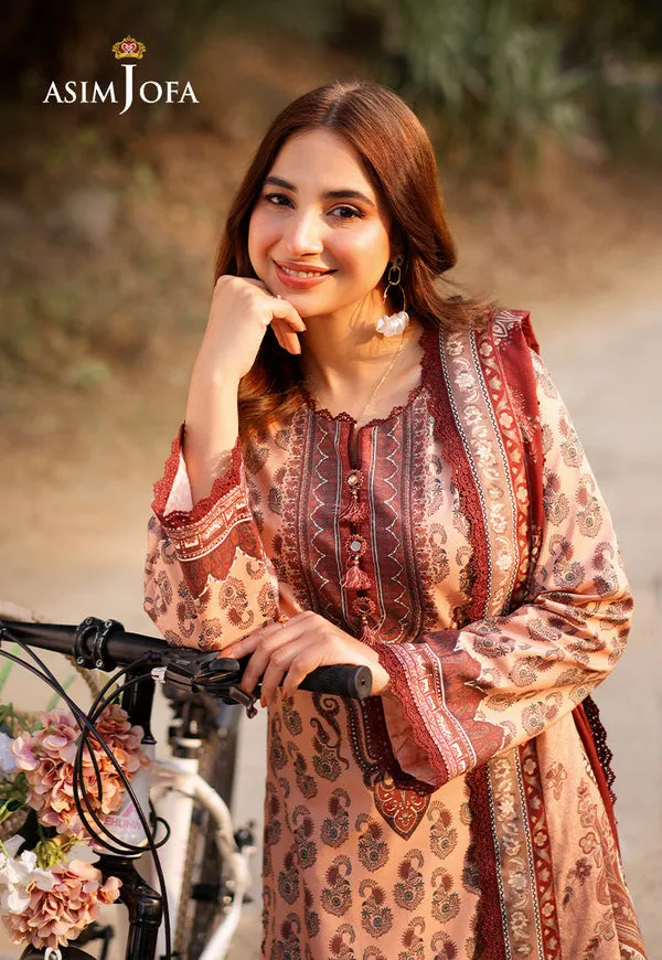 Asim Jofa Printed Lawn '25 | AJUUB-18