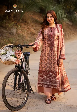 Asim Jofa Printed Lawn '25 | AJUUB-18