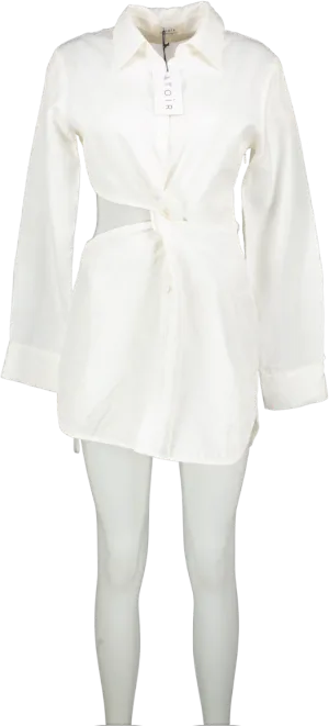 Atoir White The Inclination Shirt Dress UK 8