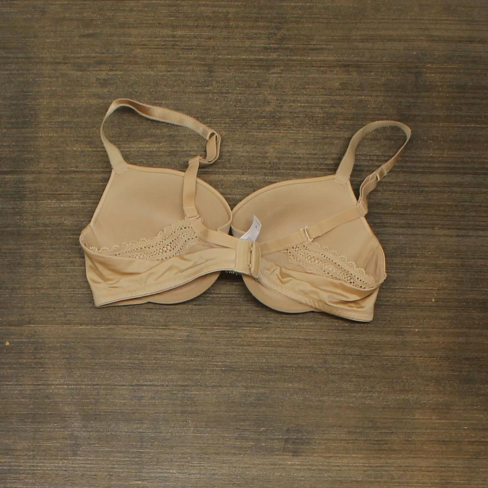 Auden Women's Daydream Light Lift Demi T-Shirt Push Up Bra 628PE Tan Brown 36B