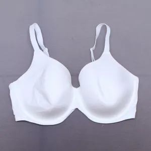 Auden Women's Plus Size Superstar Lightly Lined T-shirt Bra White 44DDD