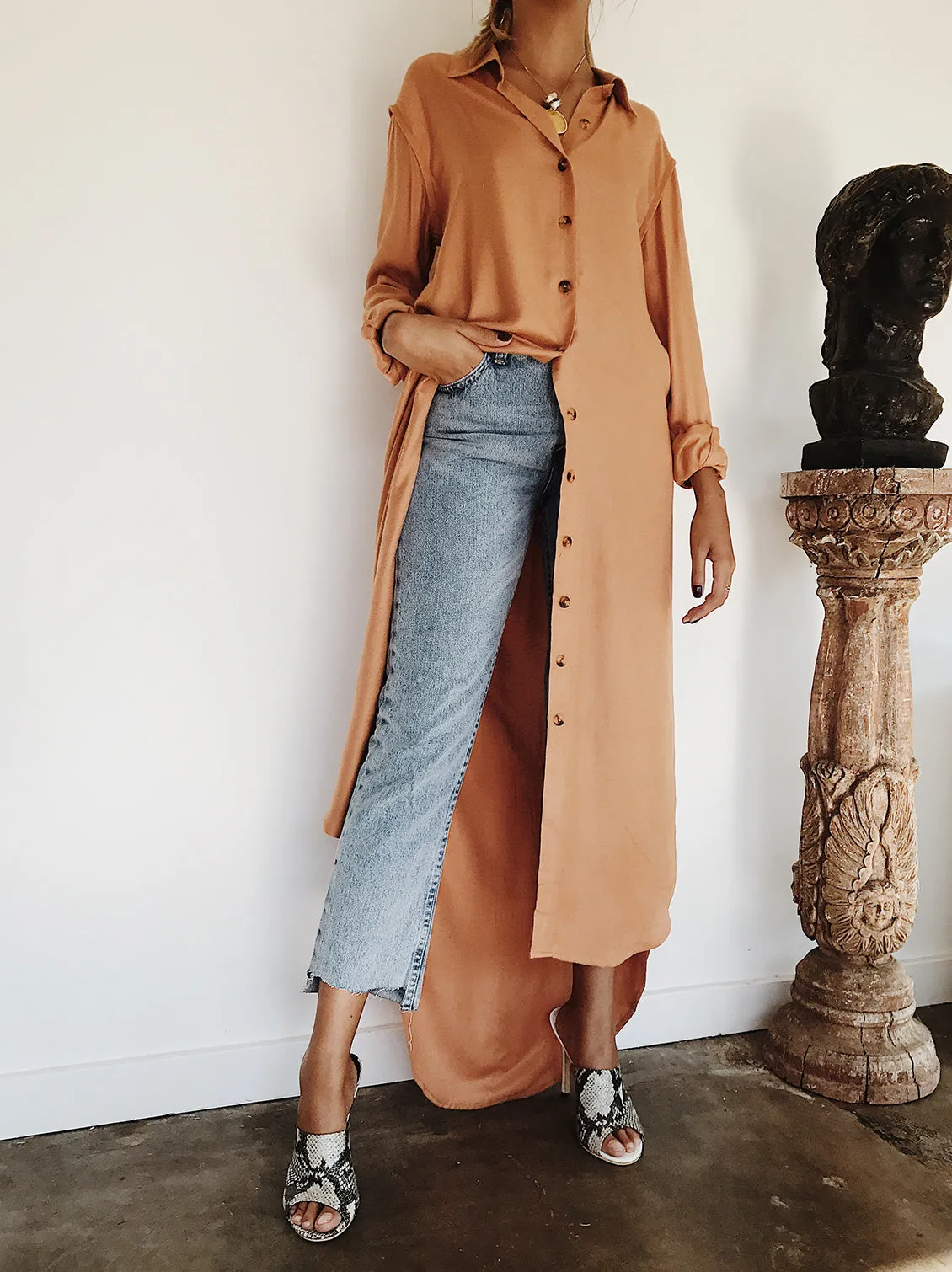 Avalon Maxi Shirt Dress