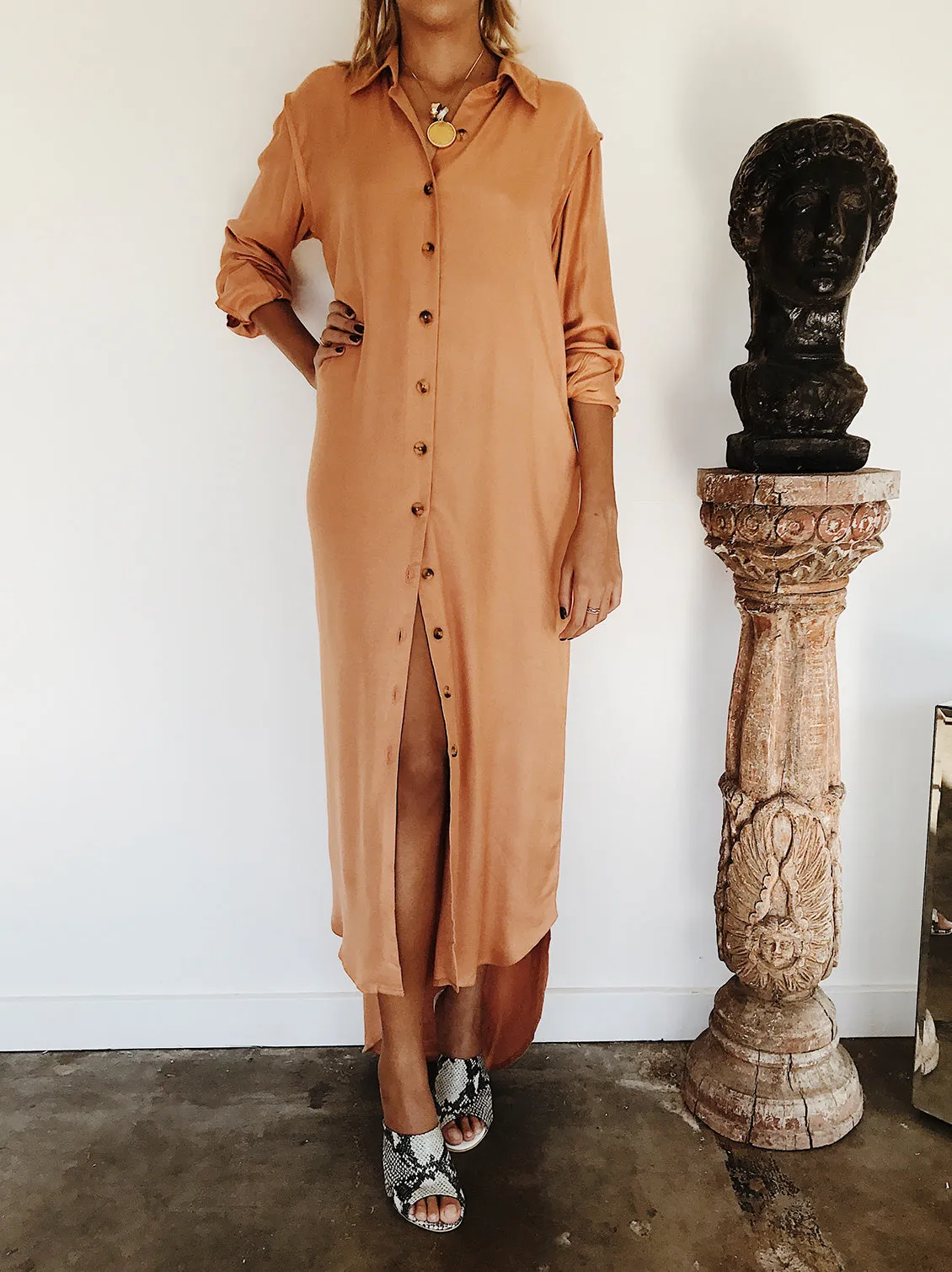 Avalon Maxi Shirt Dress