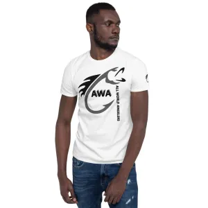AWA All World Anglers Grey/Black Short-Sleeve Unisex T-Shirt