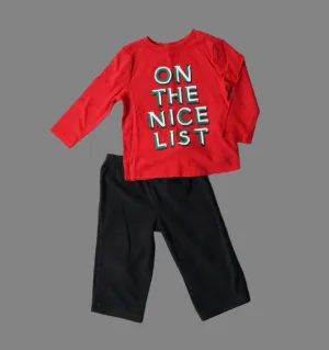 BABY BOY SIZE 12 MONTHS - OLD NAVY & CARTER'S, 2 Piece Mix N Match Fall Outfit EUC B18