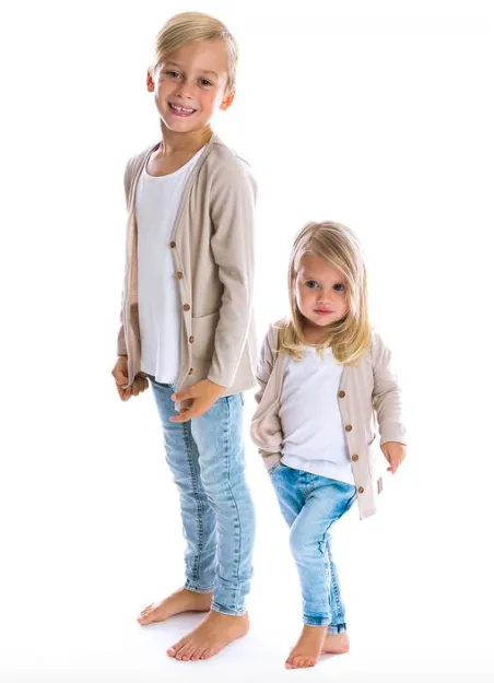 Beau Hudson Signature Cardigan- Latte