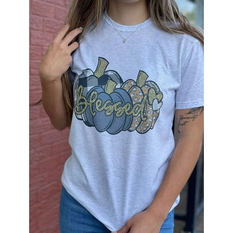 Blessed pumpkin tee