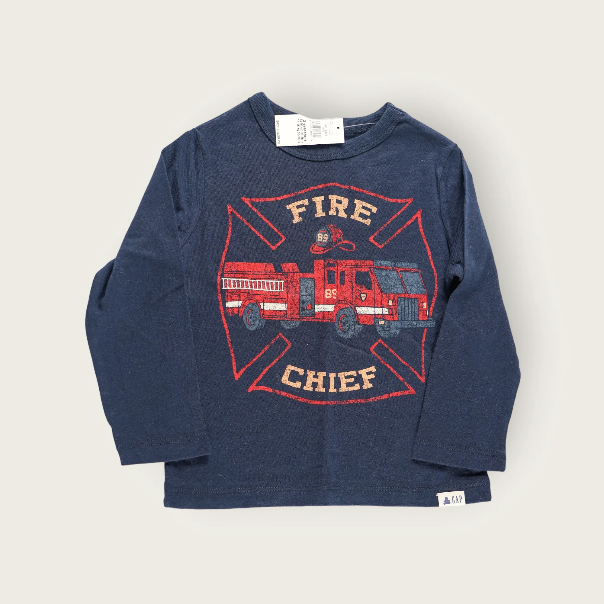 BOY SIZE 2 YEARS - Baby GAP, Graphic Cotton T-Shirt NWT B3