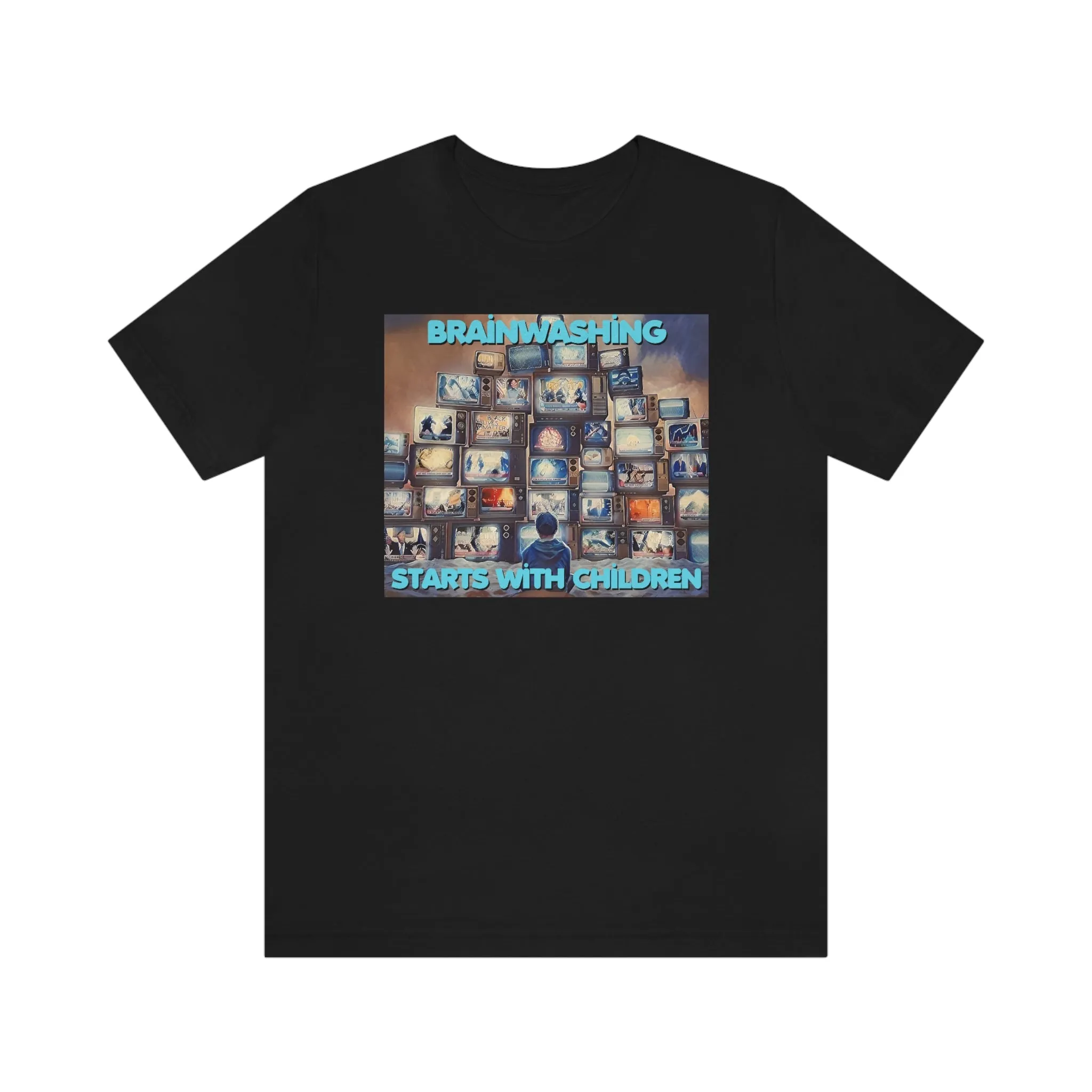Brainwashing Starts With Children Short Sleeve Tee