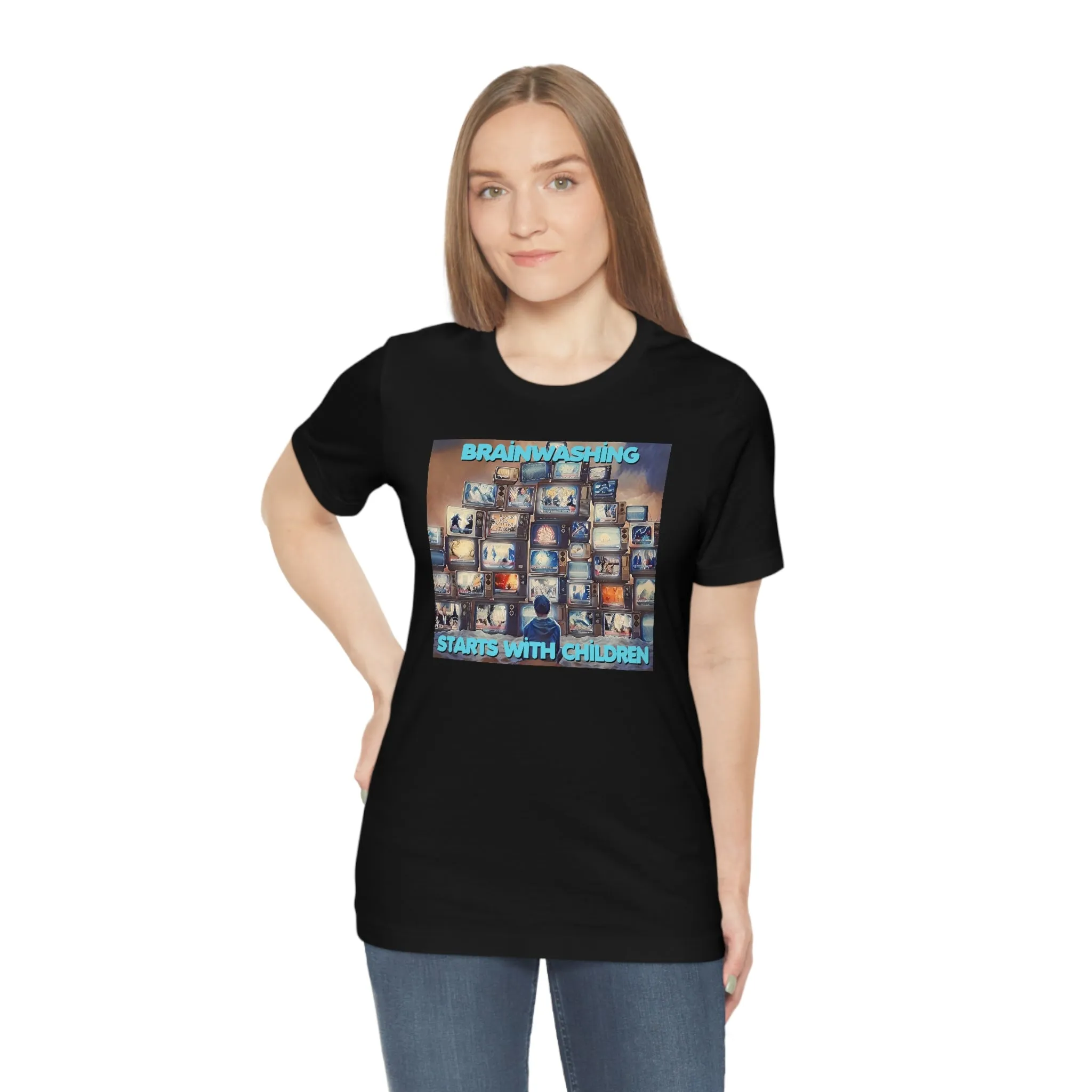 Brainwashing Starts With Children Short Sleeve Tee