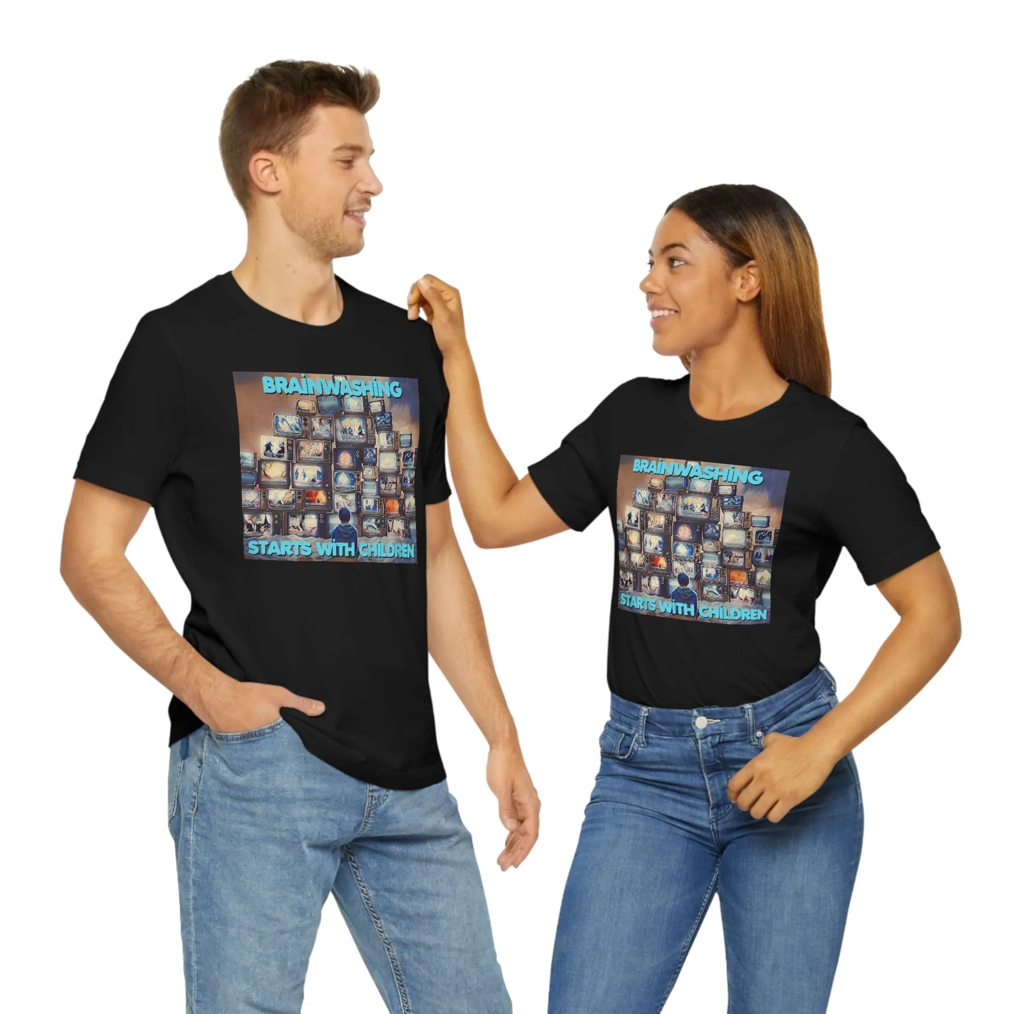 Brainwashing Starts With Children Short Sleeve Tee