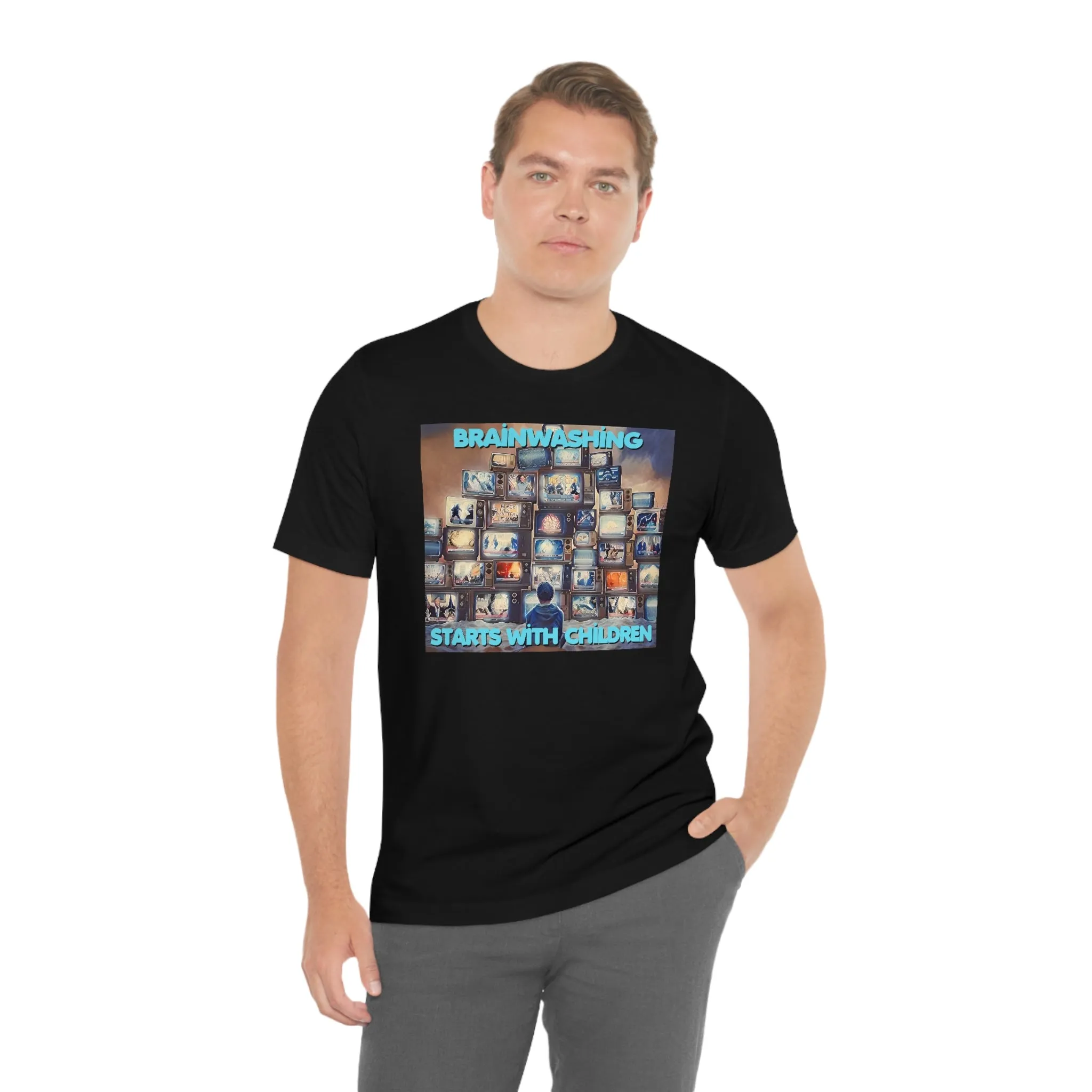 Brainwashing Starts With Children Short Sleeve Tee