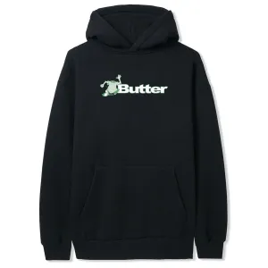 Butter Goods - T-Shirt Logo Hoodie Black