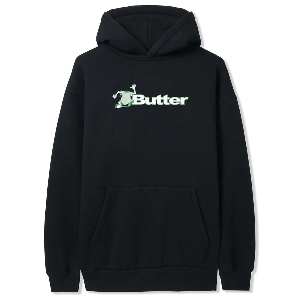 Butter Goods - T-Shirt Logo Hoodie Black