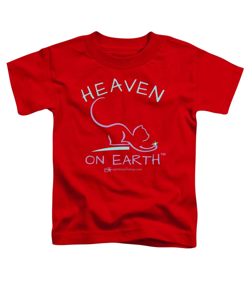 Cat/kitty Heaven On Earth - Toddler T-Shirt