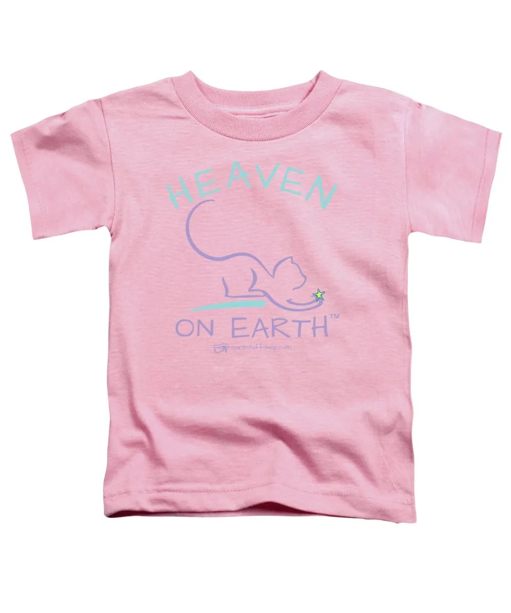 Cat/kitty Heaven On Earth - Toddler T-Shirt