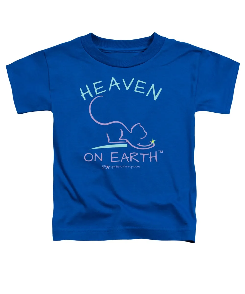 Cat/kitty Heaven On Earth - Toddler T-Shirt