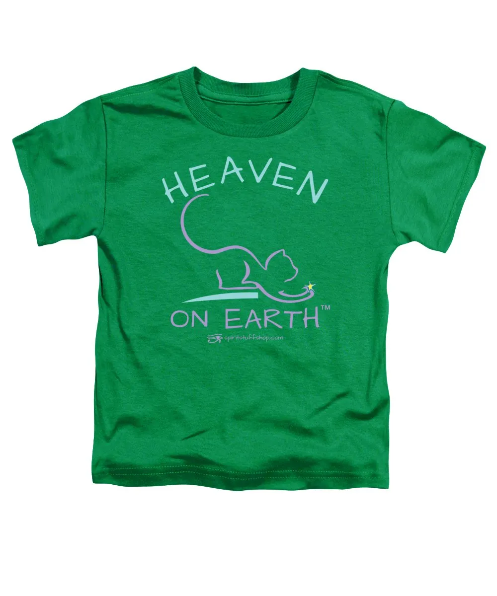 Cat/kitty Heaven On Earth - Toddler T-Shirt