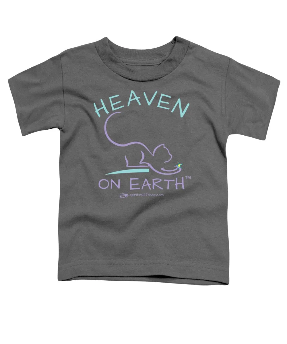 Cat/kitty Heaven On Earth - Toddler T-Shirt