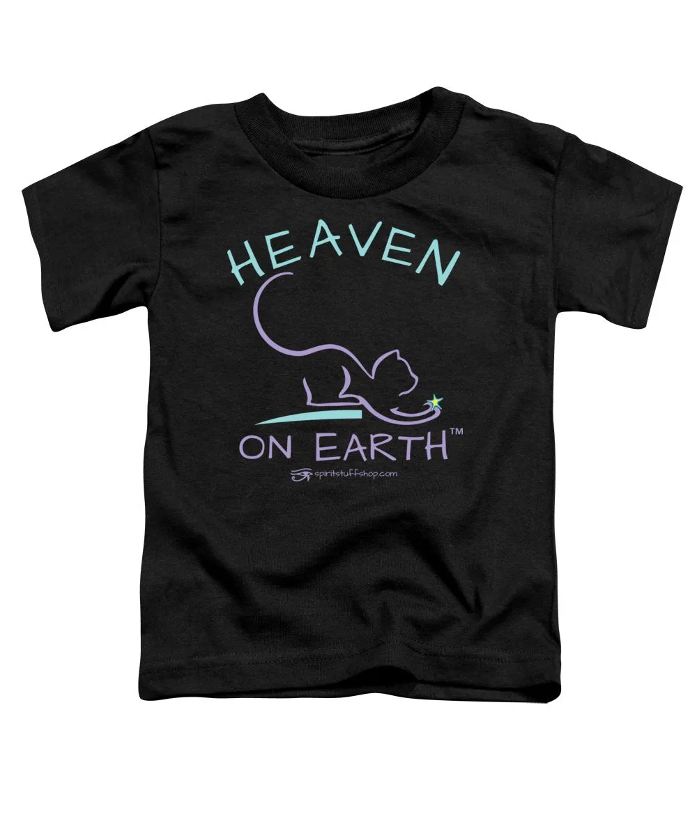 Cat/kitty Heaven On Earth - Toddler T-Shirt