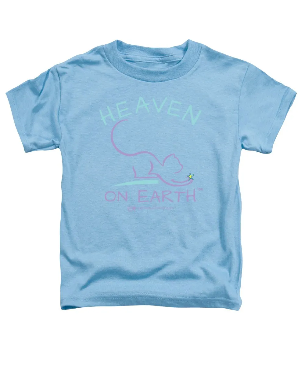 Cat/kitty Heaven On Earth - Toddler T-Shirt