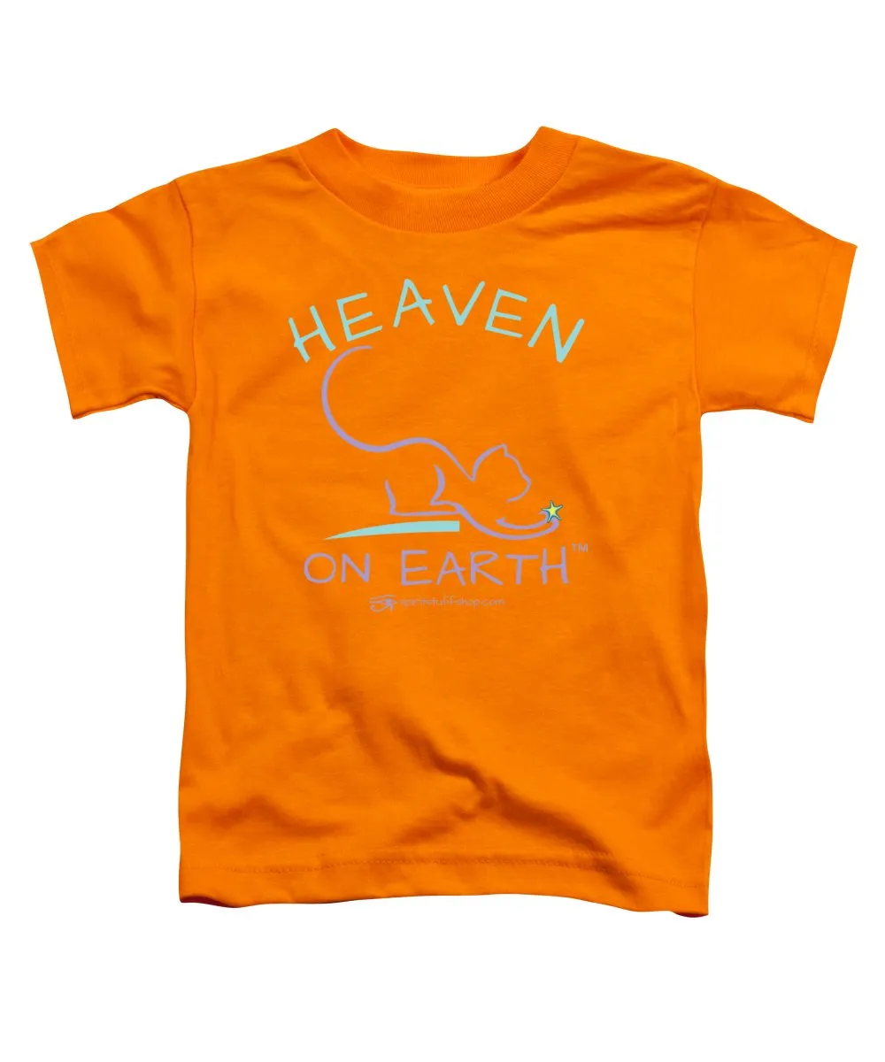 Cat/kitty Heaven On Earth - Toddler T-Shirt