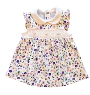 Clementine Garden Floral Smocked Dress