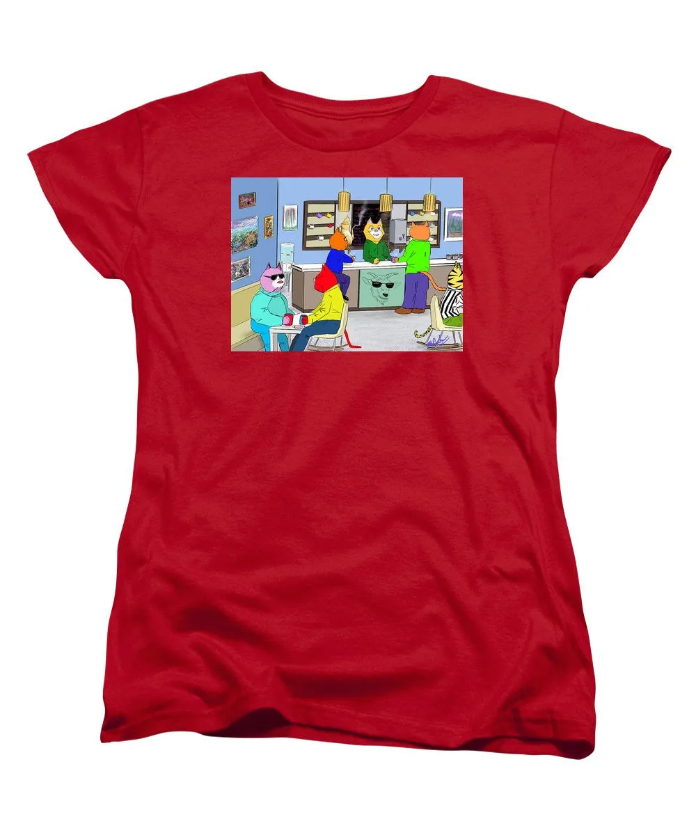 Coffee Cats - Women's T-Shirt (Standard Cut)