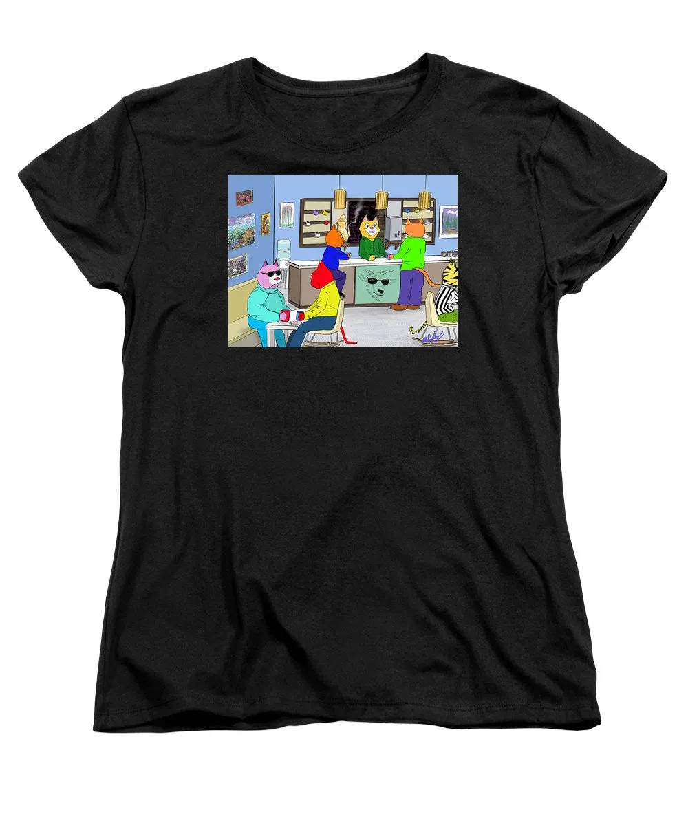 Coffee Cats - Women's T-Shirt (Standard Cut)