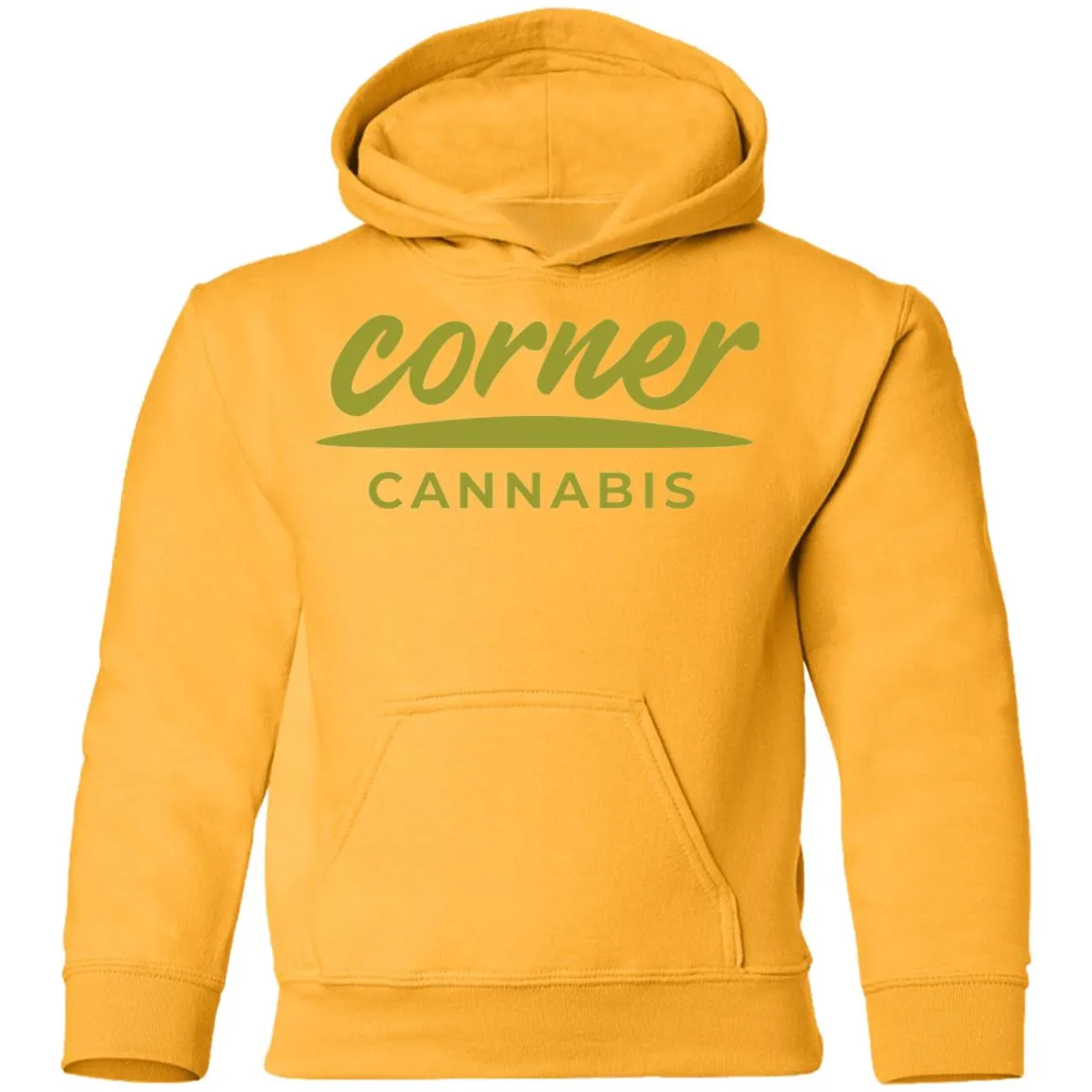 Corner Cannabis G185B Gildan Youth Pullover Hoodie