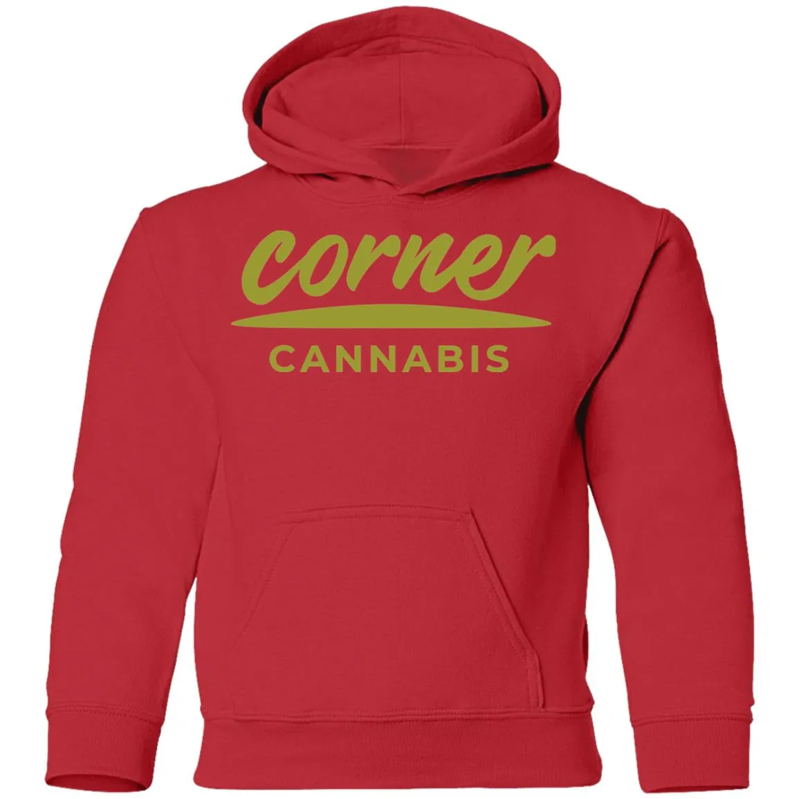 Corner Cannabis G185B Gildan Youth Pullover Hoodie