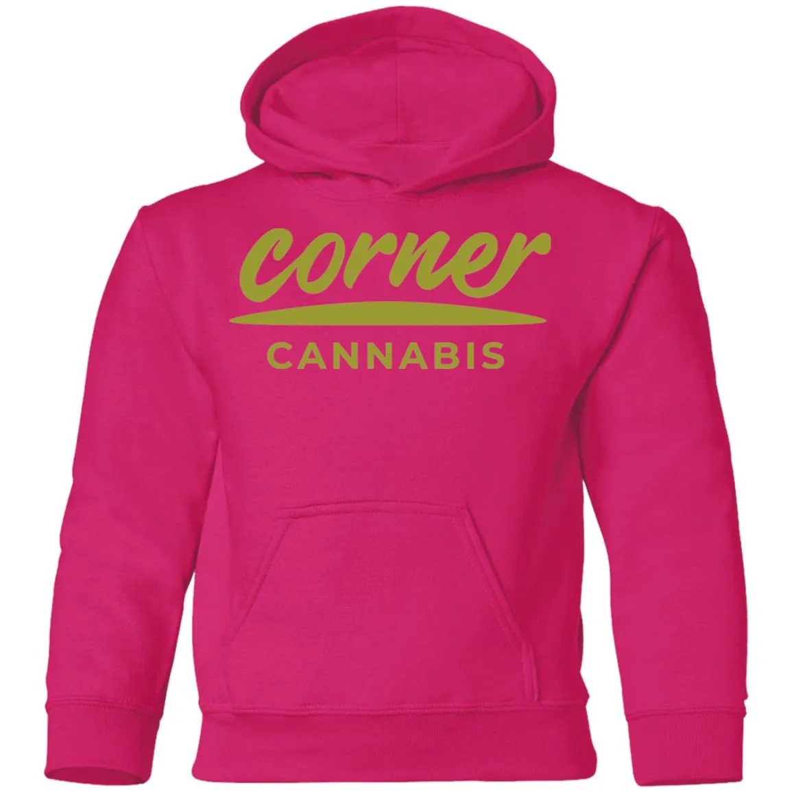 Corner Cannabis G185B Gildan Youth Pullover Hoodie