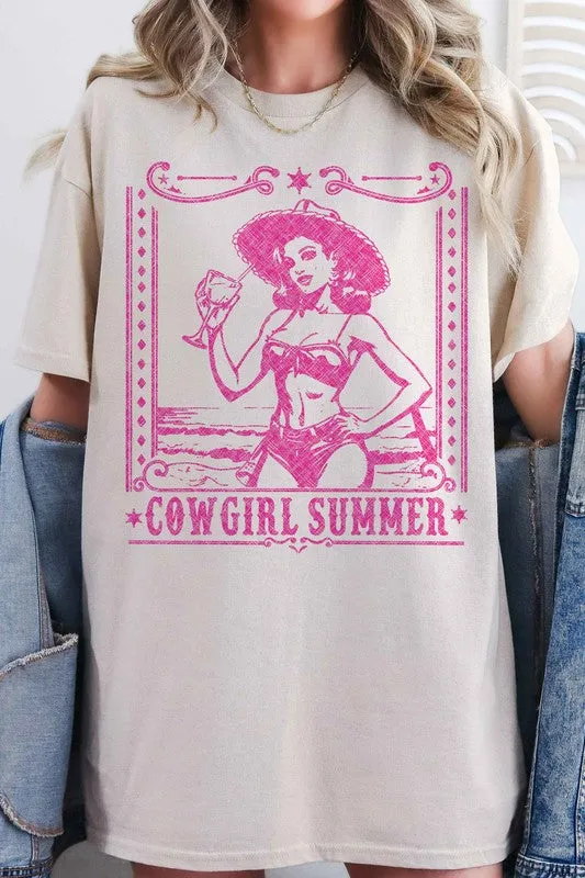 COWGIRL SUMMER WESTERN GRAPHIC TEE