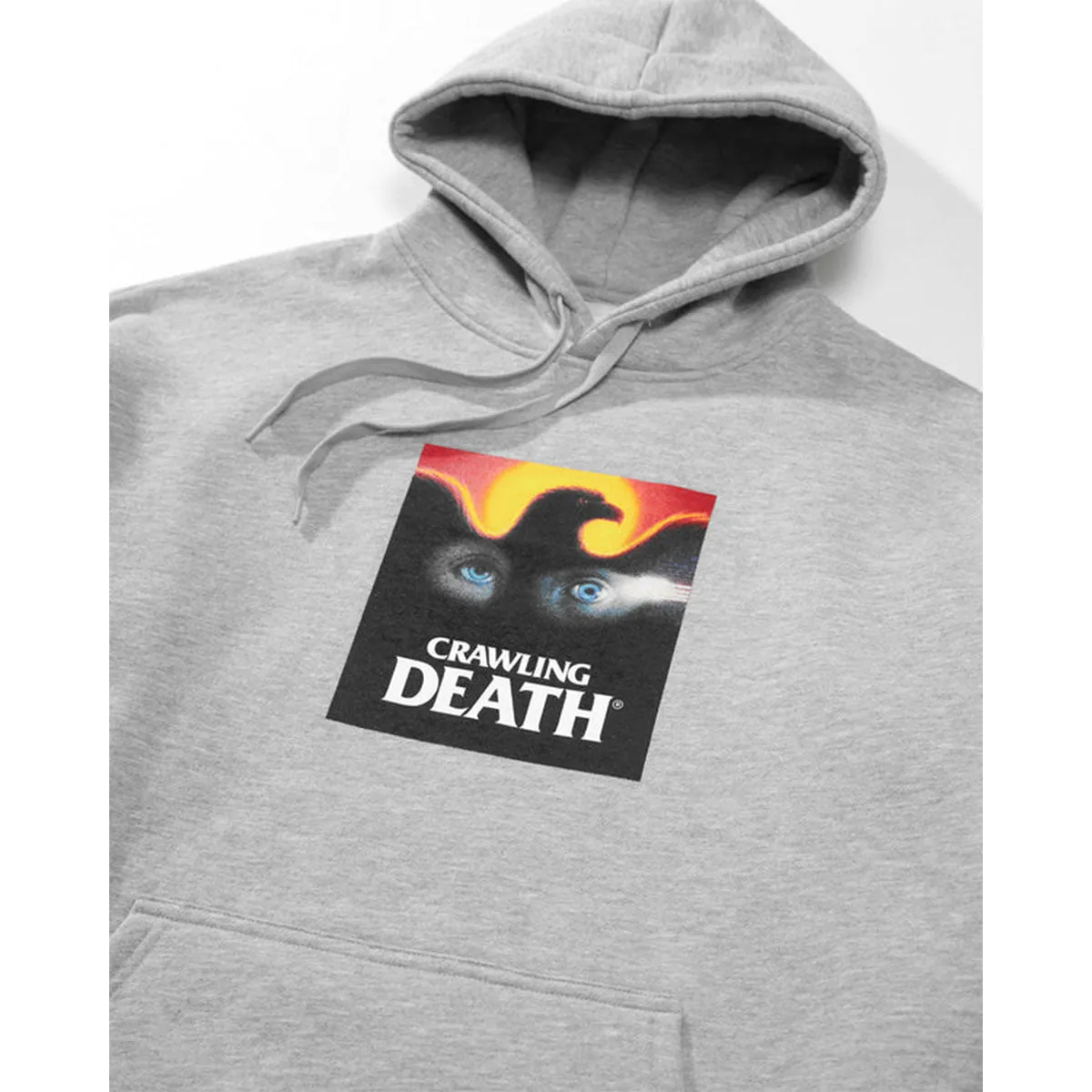 Crawling Death - Eagle Eyes Heavyweight Hoodie Grey